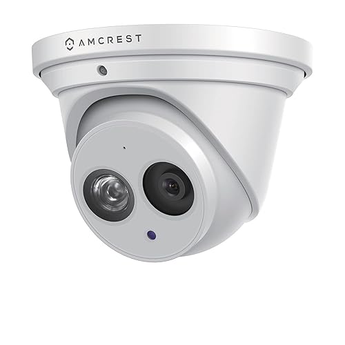 Amcrest UltraHD 4K POE Camera, 8MP Outdoor Security Turret PoE IP