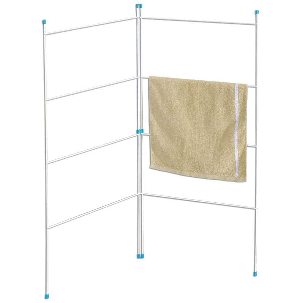 Home Vida 2-Fold Indoor and outdoor Folding Clothes Airer, White