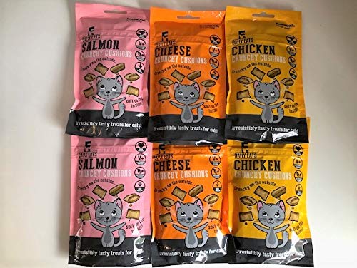 Rosewood Crunchy Cushions Cat Treats Variety Pack (Pack of 6)