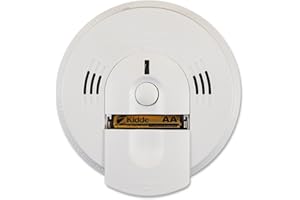 Kidde KN-COSM-BA Battery-Operated Combination Carbon Monoxide and Smoke Alarm with Talking Alarm , WHITE
