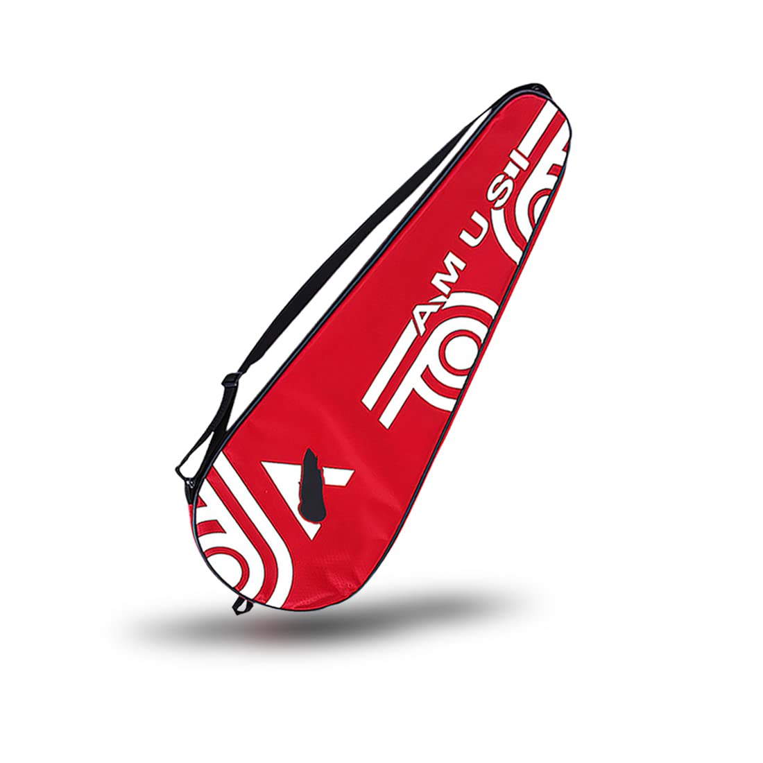 Professional Badminton Racket Bag - (Holds up to 2 Racquets + 3 Bucket of Badminton Balls) - Water Resistance Zipper Shoulder Bag - for Squash & Badminton Racquets