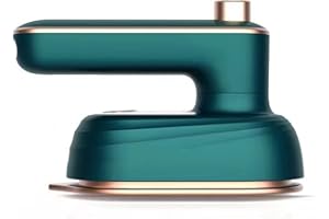 Acouto Steam Iron with Rotating Handle, 2-in Dry Wet Electric Iron for Home and Travel, Compact 38W