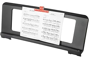 PILIPALA Original Long Music Stand HUAYIMAOYI Music Rest Compatible with some yamaha keyboard Music Score Stand +Sheet Music Stand （+1*clip）