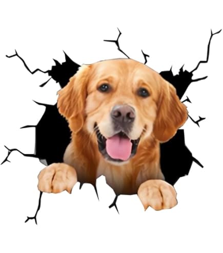 Autocollant Pour Pare-brise Voiture Motif Chiot Amusant - Décoration étanche Et Amovible - En PET Haute Qualité (blanc)