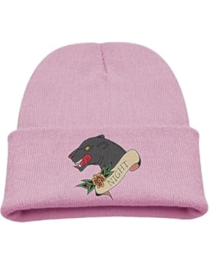 Black Panther Head Children'sComfortable Hats