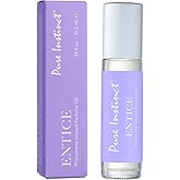 Pure Instinct ENTICE The Original Pheromone Infused Essential Oil Perfume Cologne - For Her Women - TSA Ready (Roll On Bottle 0.34 Fl. Oz./10.2mL)