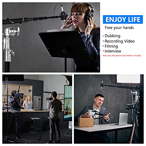 NEEWER Metal Microphone Boom Support Holder for CStands and Mic Stands