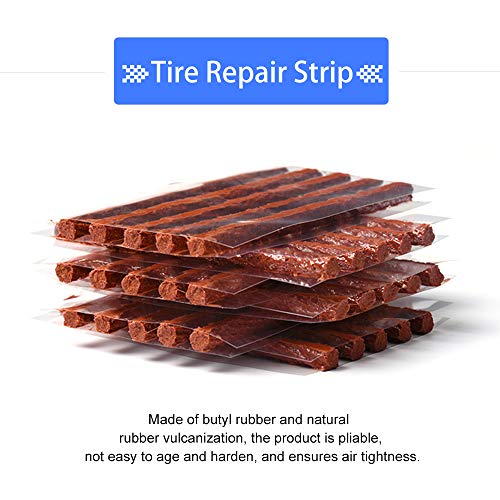 ORCISH 70Pcs Tire Repair Kit, Heavy Duty Tire Plug Kit Flat Tire Repair