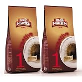 Trung Nguyen &mdash; Creative 1 Coffee &mdash; Roasted Ground Coffee &mdash; 100% Culi Robusta &mdash; Single, Unsplit, Peaberry &mdash; Dark, Strong, &amp; Full-bodied &mdash; Sweet Aftertaste &mdash; Vietnamese Coffee, 2 Bags (8.8 oz)