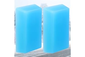 HZCGJMY 2 Pcs Ski and Snowboard Wax Blocks Blue Ski Wax Blend Snowboard Wax for Protecting Ski Baseplate Daily Maintenance and Higher Skiing Speed