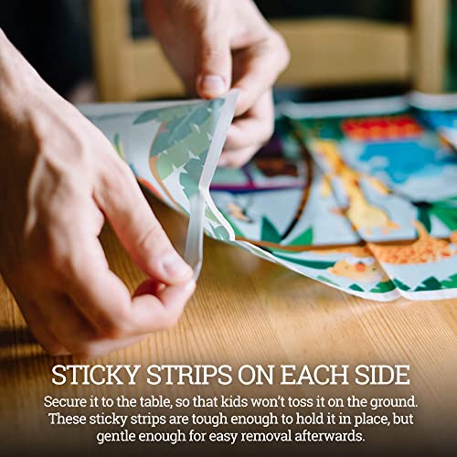 HomeWorthy Disposable Placemats for Baby Cute Animal Toddler Placemat