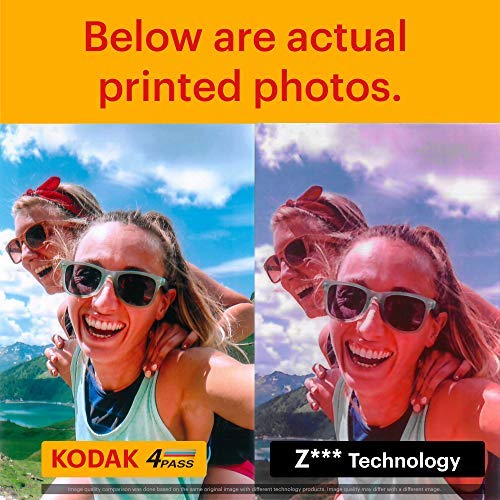 90 Pack of Kodak 4PASS 2.1"x3.4" Cartridge, AllinOne Paper and Color Ribbon Cartridge Refill