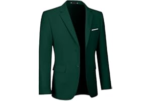FXZPIODI Mens Suit Jackets Casual Two Button Slim Fit Blazers Suit Separates Coat Sport Coats with Pockets for Wedding Prom Party