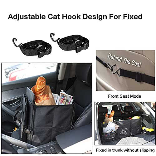 Xcosrack Car Trunk Storage Organizer with Detachable Insulated Cooler