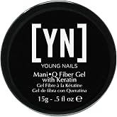 Young Nails ManiQ Fiber Gel with Keratin - Clear, 15g