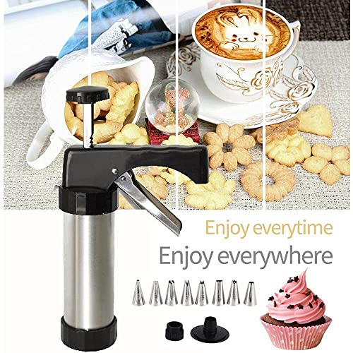 Cookie Press Cookie Press Gun Kit Stainless Steel Cookie Press Gun 13