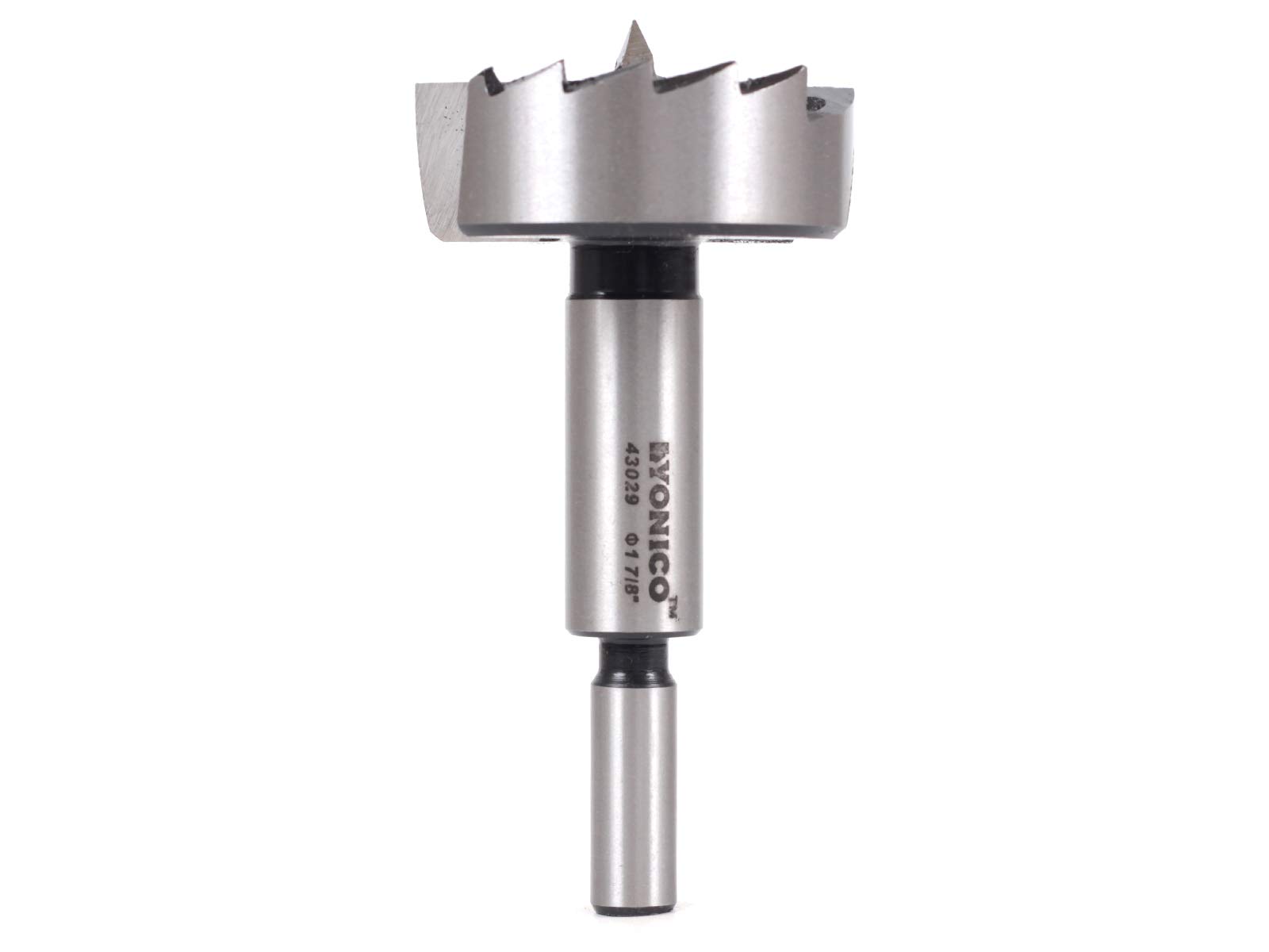 Yonico Forstner Bits Steel 1-7/8-Inch Diameter 3/8-Inch Shank 43029S