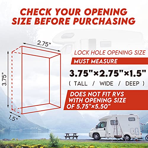 Rv Door Lock Keyless Entry with Deadbolt, RV Door Lock with 2 Wireless