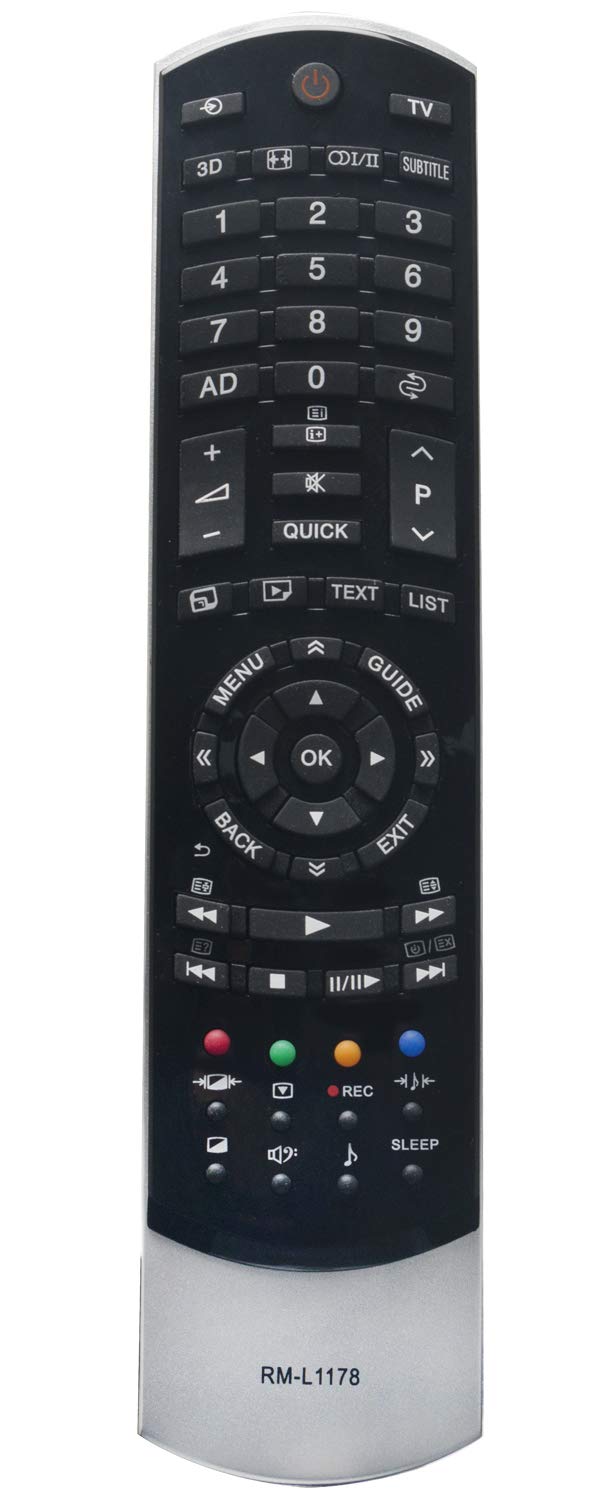 ALLIMITY CT-90388 Remote Control Replace for Thoshiba LCD Color TV 32RL838 32RL838G 32TL838 32TL868 40RL838 40TL838G 40TL838R 40TL868G 46TL838 46TL838F 46TL838G 46TL868G 46TL868N