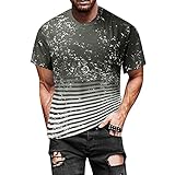 FUNEY Fashion Mens T Shirt Short Sleeve V Neck