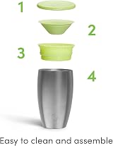 Munchkin Miracle 360 Stainless Steel Sippy Cup 296ml Green view 5