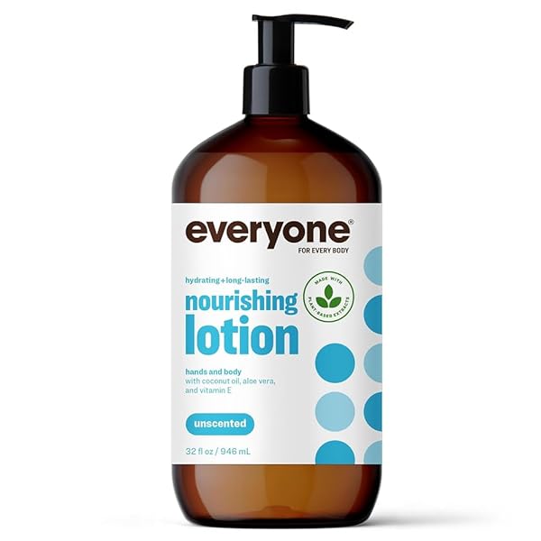 EVERYONE 2-IN-1 LOTION FOR HANDS/BODY, 32 OUNCE (PACK OF 1) UNSCENTED MADE FOR MEN AND WOMEN