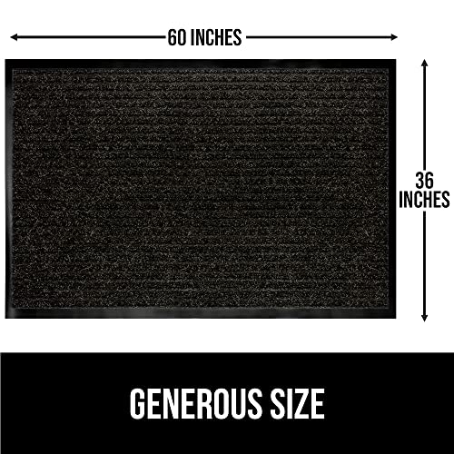 Gorilla Grip Heavy Duty Traffic Guard Doormat, 60x36, Durable Rubber