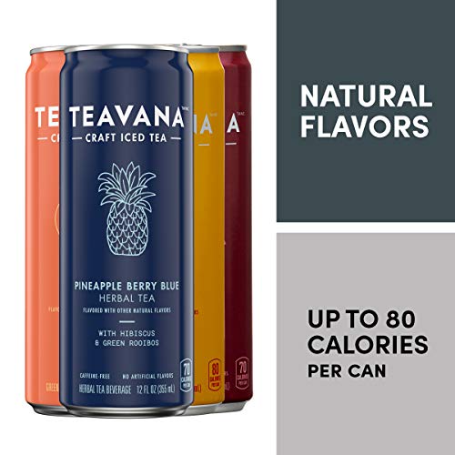 Teavana Craft Variety Pack Iced Natural Tea with Pineapple Berry Blue