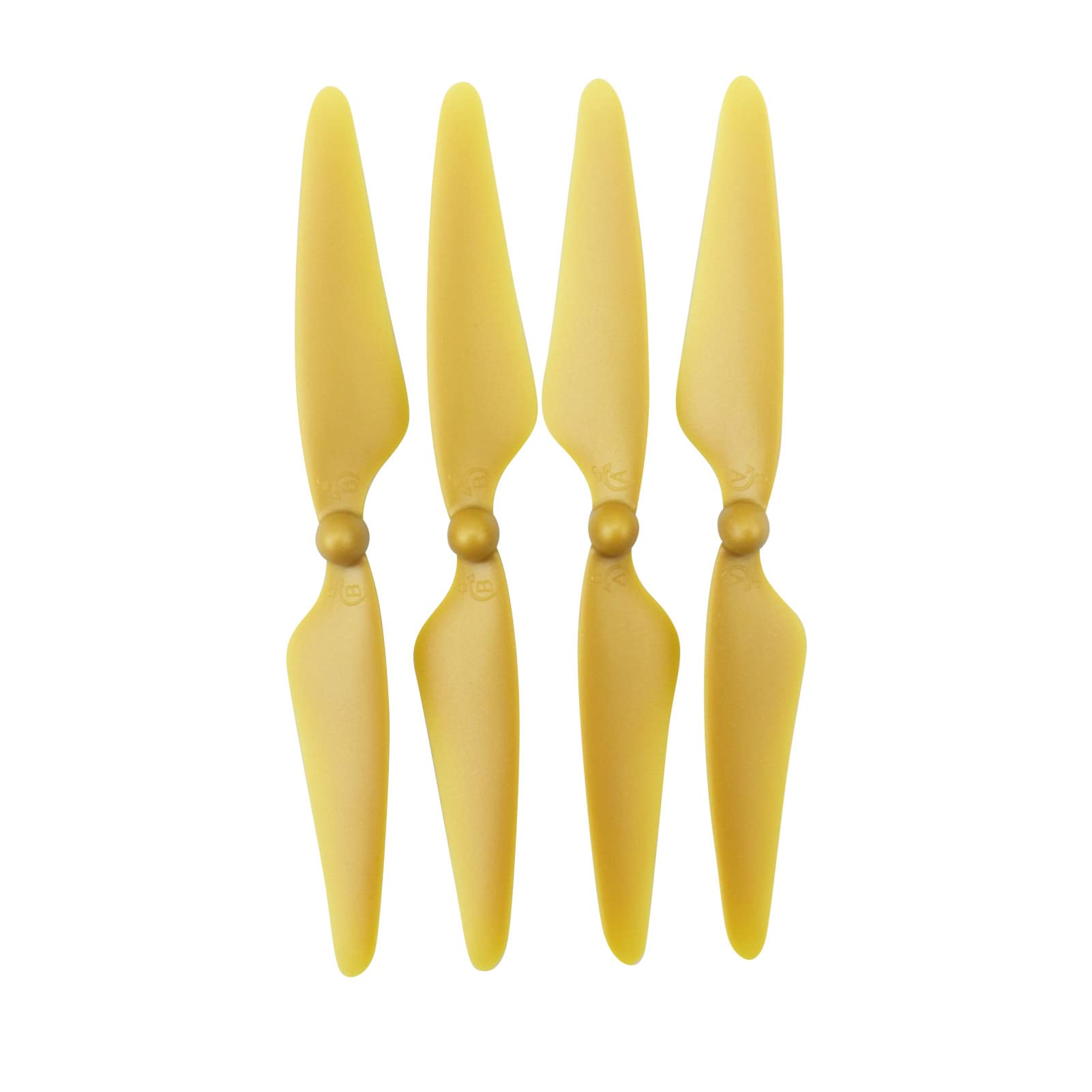 ZYGY 4PCS Propellers for CCW/CW Hubsan H501S H501A H501C H501M H501S W H501S pro MJX B3 BUGS 3 B3H BUGS 3H F17 F100 HS700 D80 Four-axis Aerial Camera RC Drones Golden
