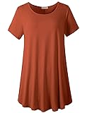 LARACE Plus Size Tops for Women Short Sleeve Shirts