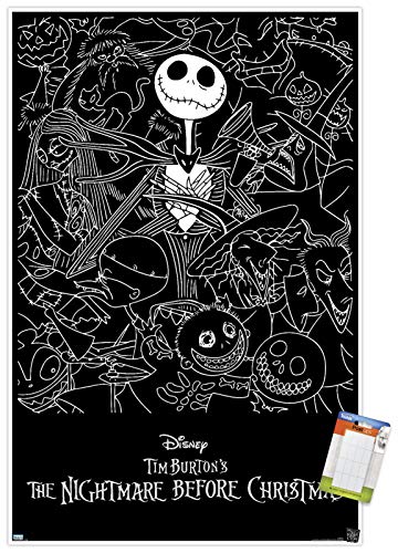 Trends International Disney Tim Burton's The Nightmare Before Christmas - Black…