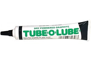 SLIP PLATE Dry Powder Graphite Lube, Tube, 0.21 Oz