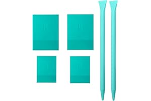 BOOLOOEN Chalk Paste Mini Squeegee 6 Pack,Optimized for use with Mesh Backed Stencils and Transfers |Rubber Mini Squeegee for Screen Printing, Ink, and Chalk Paste