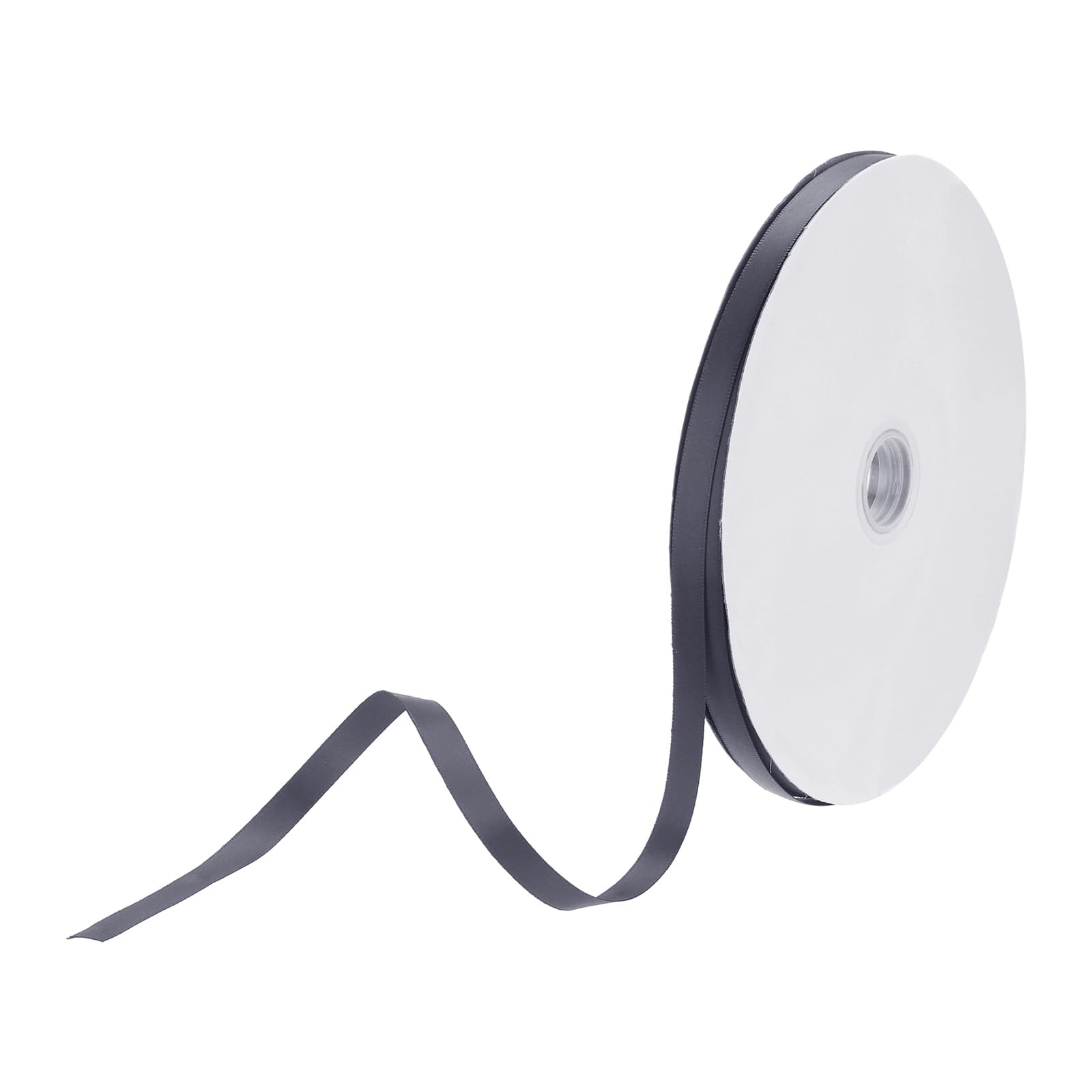 DMiotech 10mm Satin Ribbon 91m/300ft Thin Double Face Fabric Grosgrain Ribbon for Gift Wrapping Floral Hair Flower Bouquet, Steel Blue