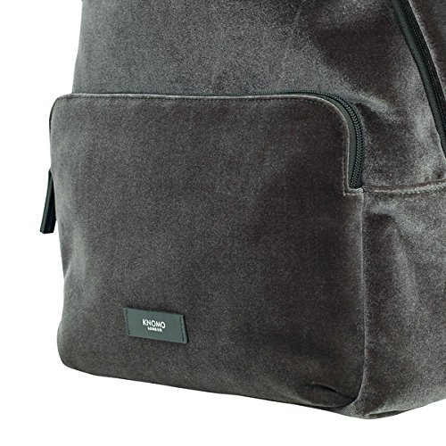 KNOMO Bathurst Velvet Backpack Charcoal on Galleon Philippines
