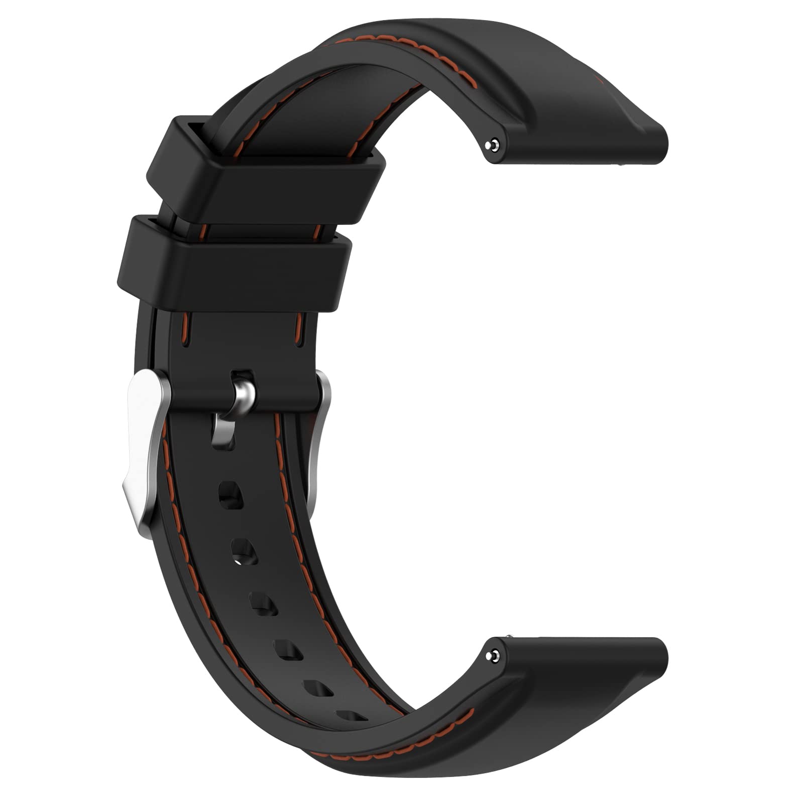 AWADUO Compatible With Ticwatch ProX, 22mm Replacement Silicone Wrist Watch Strap Band Compatible for Ticwatch Pro 3/Pro 3 Lite, Soft And Durable