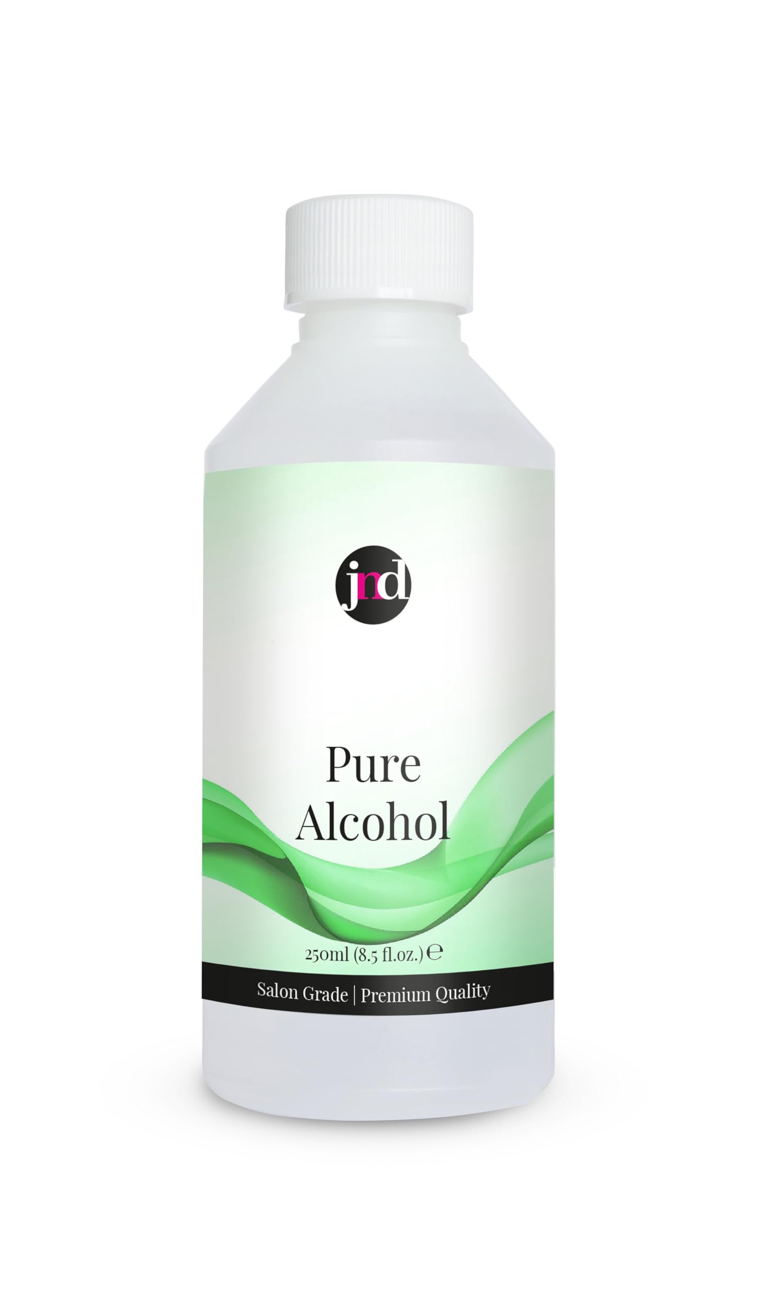 100% Pure Alcohol Prep & Wipe Cleanser Nail Gel Polish Residue Remover (250ml)