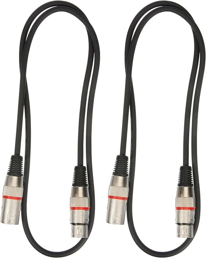 Stagg SMC1 RD S-Series Microphone Cable, Red, 1 m (Pack of 2) — image 1