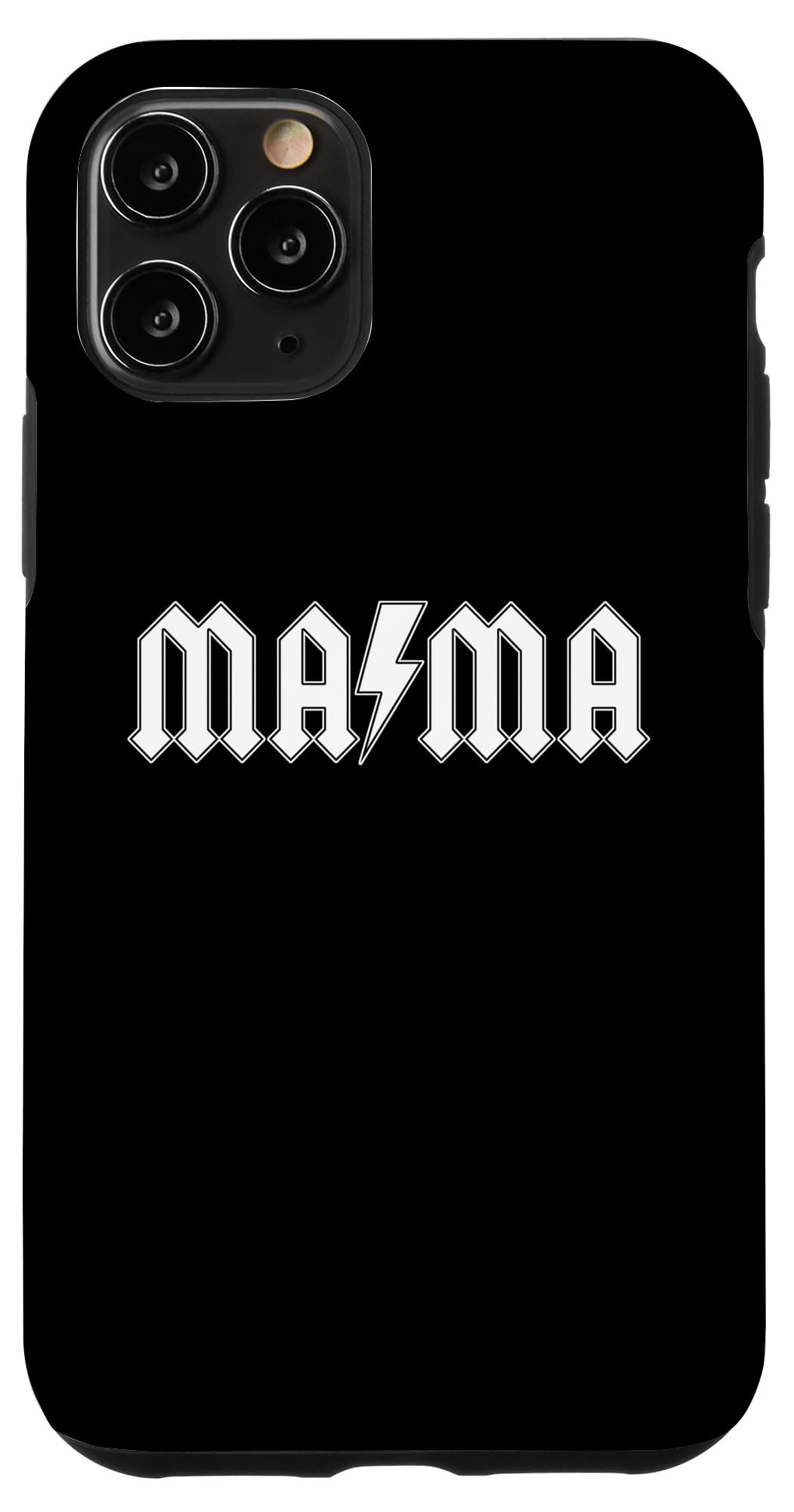 Mama Light Bolt Rock and Roll Music Mom Mothers Case for iPhone 11 Pro