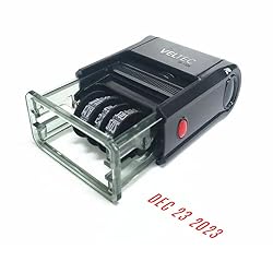 Self Inking Date Stamp with Month, Day, Year - Easy