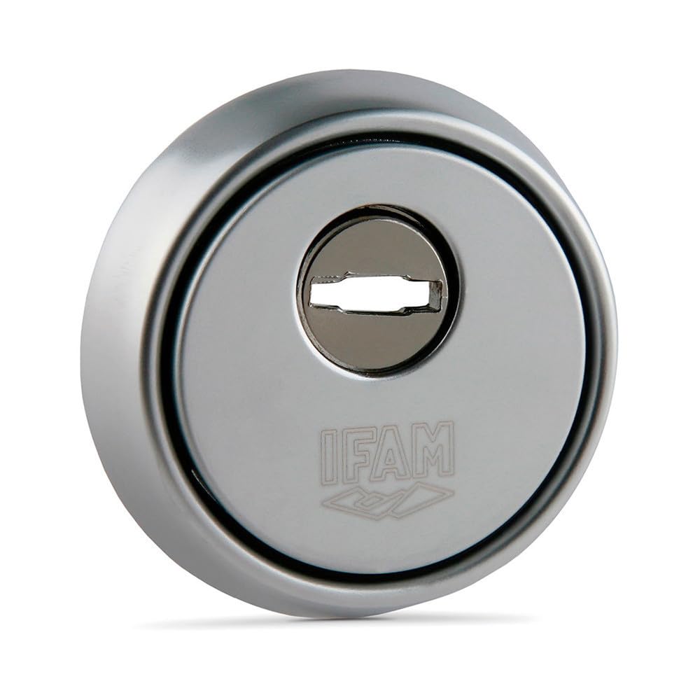 IFAM ES610 Lock Shield, Anti Jaw and Anti Protection System, Steel Plate, Chrome Colour