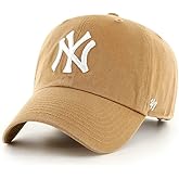 47 MLB Perfect Game Primary Logo Clean Up Adjustable Hat Cap, Adult One Size