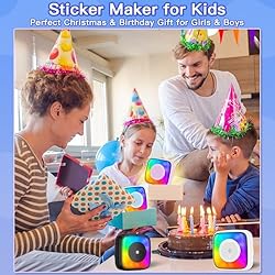 Sticker Printer Print Pod with 6 Rolls Sticker