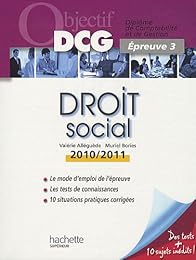 Droit social, 2010-2011