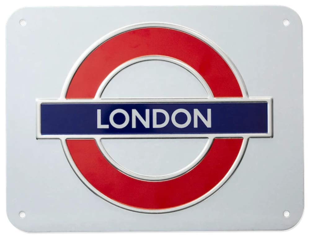 GWC London Underground Sign, London, Medium Metal Sign