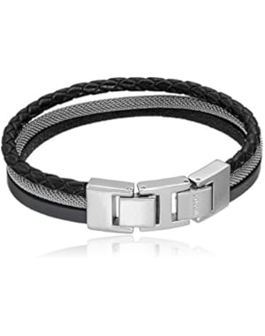 Men's Vintage Casual Triple Strap Bracelet, 8.5