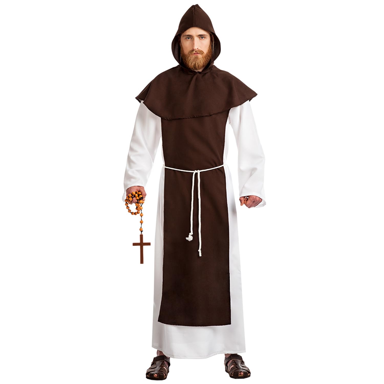Boland 83934 monk Adult Father John Costume, Multicoloured, XL