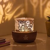 Paladone Nightmare Before Christmas Officially Licensed Projector Lamp with Interchangeable Jack Skellington Creepy Sounds and Scenes, 4 Light Modes, Decorative Light