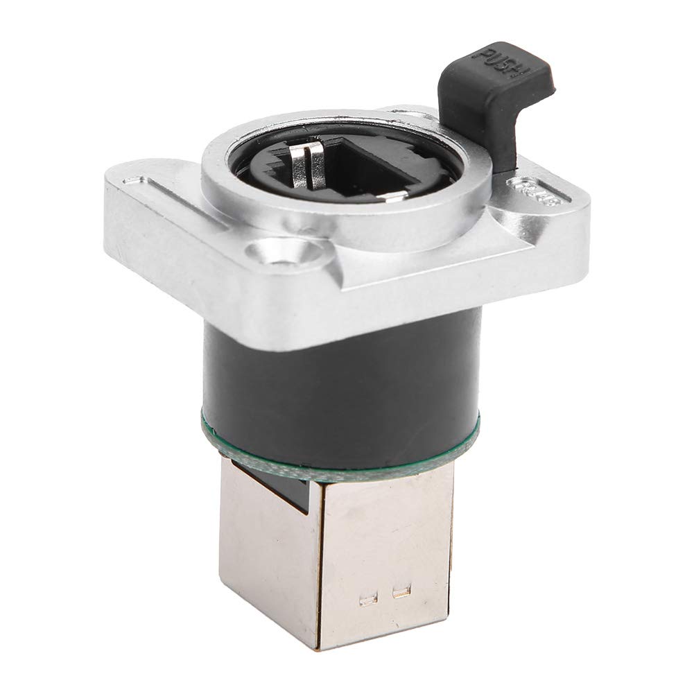 Dpofirs RJ45 Right Angle Connector, Waterproof Sockets Connector IP67, Round Insulator Fire Resistance Flame Retardant, YTRJ45 Aviation Plug