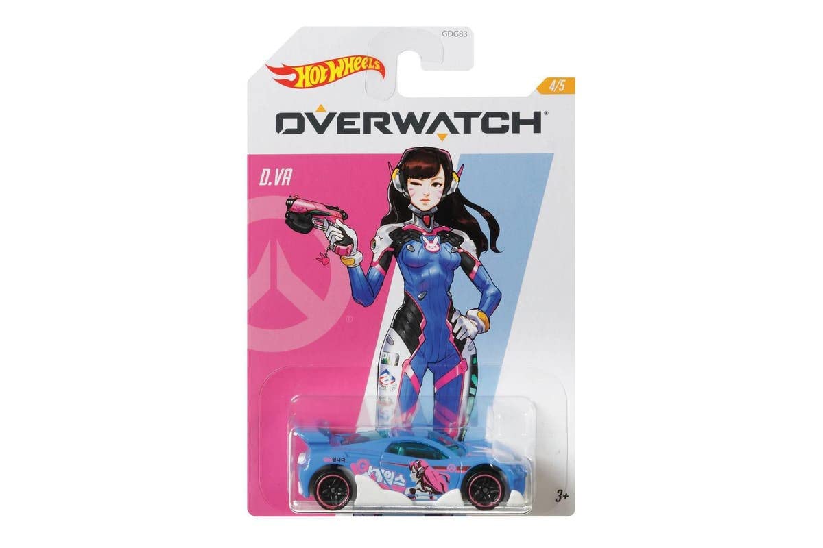 Hot Wheels 2020 Overwatch 1:64 Scale Diecast #4/5 D.Va MS-T Suzuka